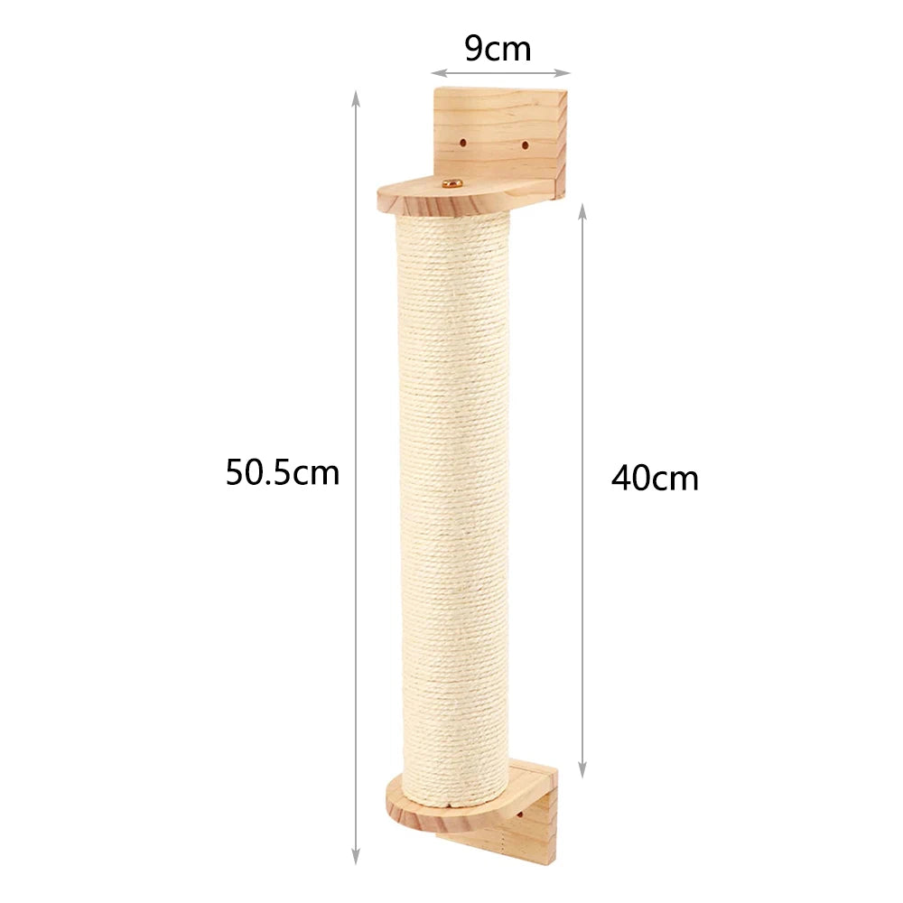 Wall-mounted climbing shelf for cat