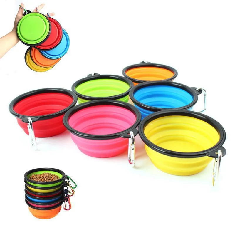 Foldable Portable Dog Feeder