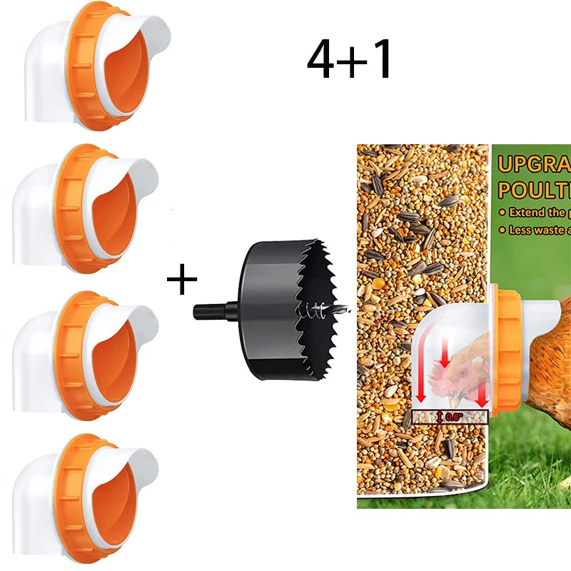 Automatic feeder for poultry