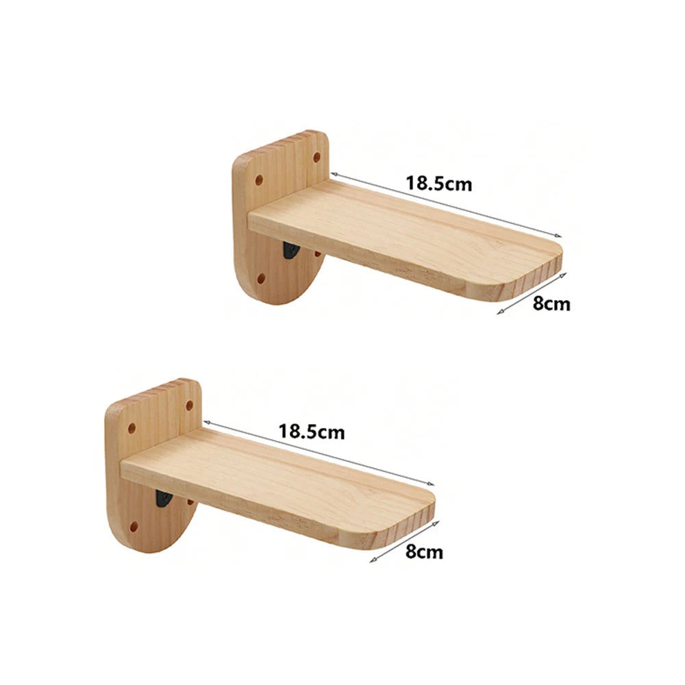 Wall-mounted climbing shelf for cat