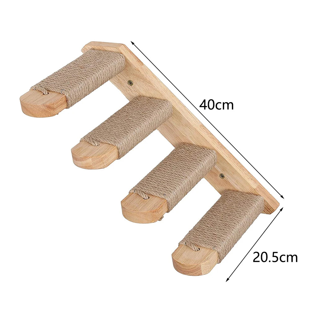 Wall-mounted climbing shelf for cat
