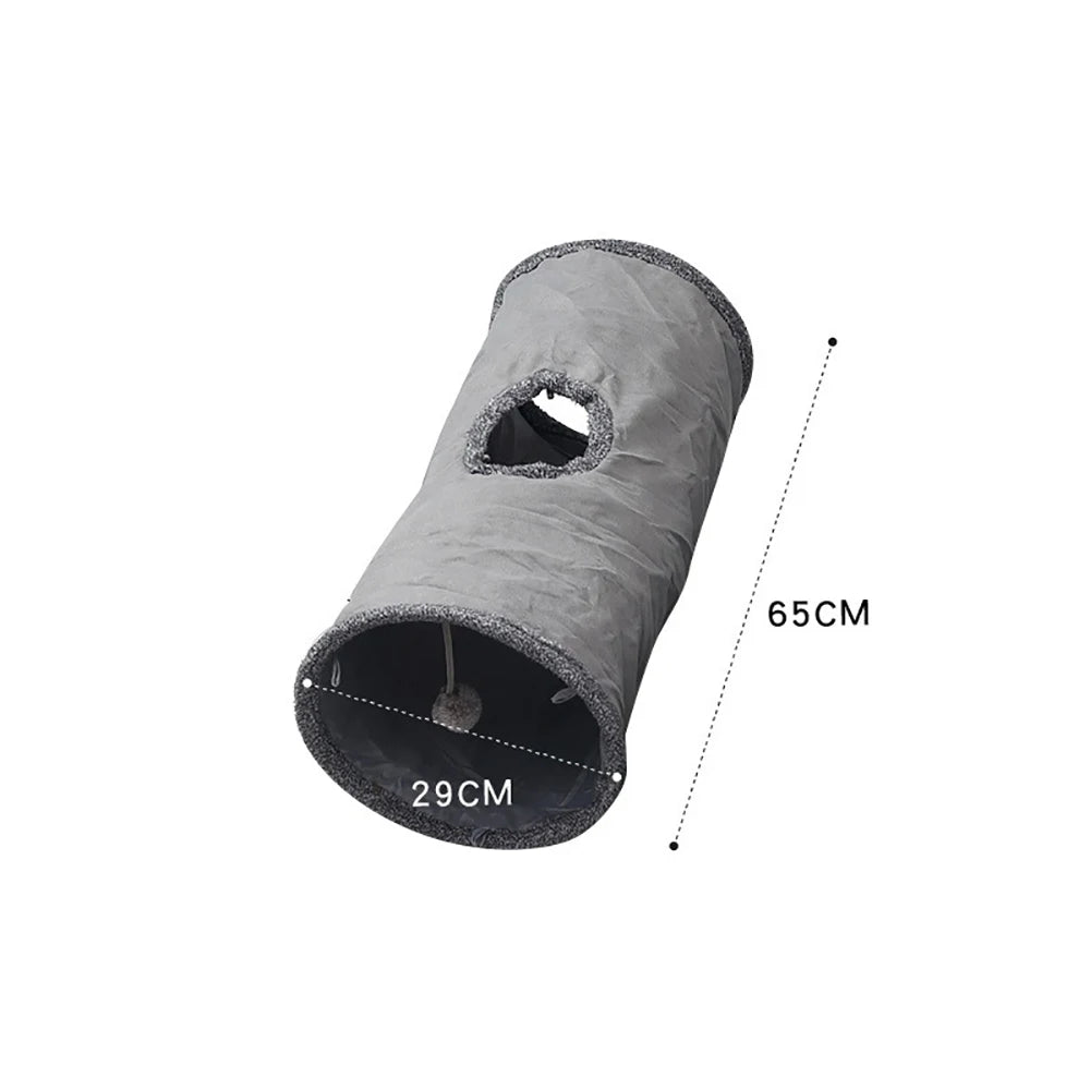 Long suede tunnel for cat