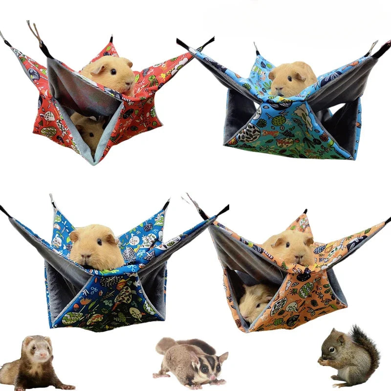 Double-layer plush hammock