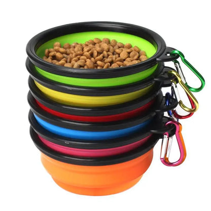 Foldable Portable Dog Feeder 