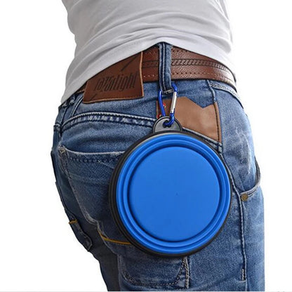 Foldable Portable Dog Feeder 