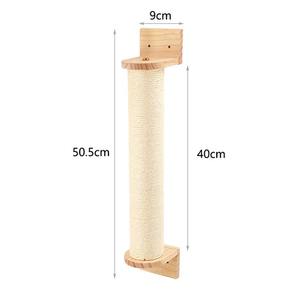Wall-mounted climbing shelf for cat 