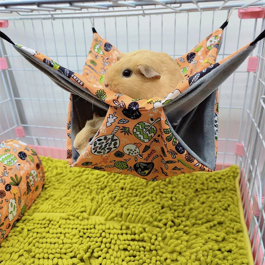 Double-layer plush hammock 