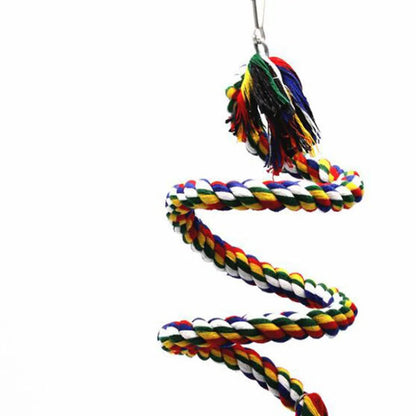 Braided parrot toy in UL 