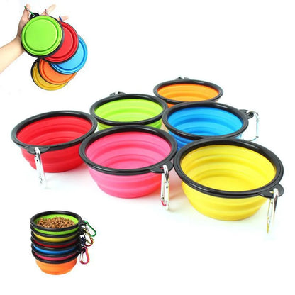 Foldable Portable Dog Feeder 