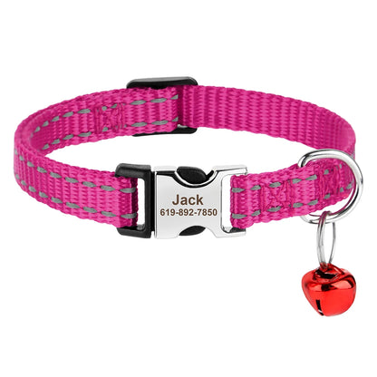 Personalized printed cat collar 