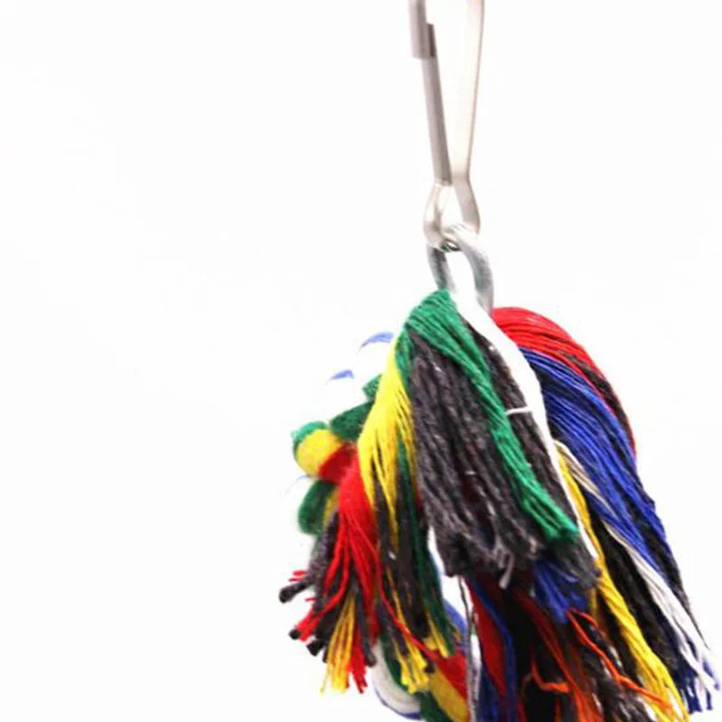 Braided parrot toy in UL 