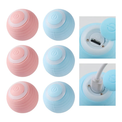 Electric ball with automatic movement for cats 