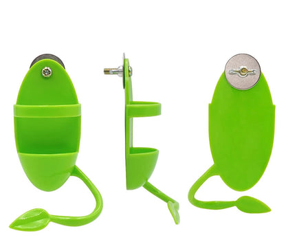 Plastic parrot feeder 