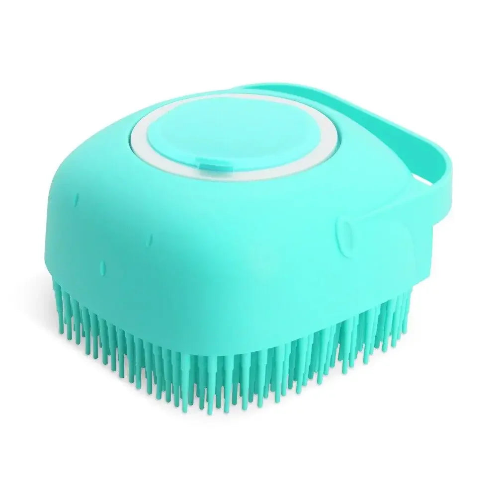 Silicone bath brush for dogs 