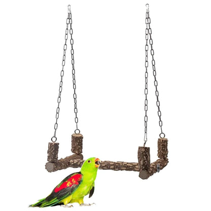 Wooden perch for birds 