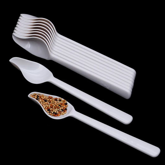 Plastic feeding spoons for baby birds 