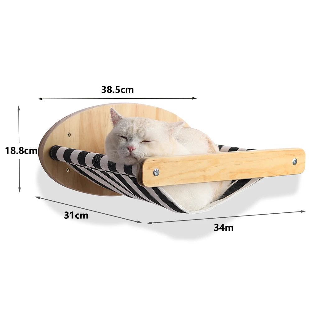 Wall-mounted climbing shelf for cat 