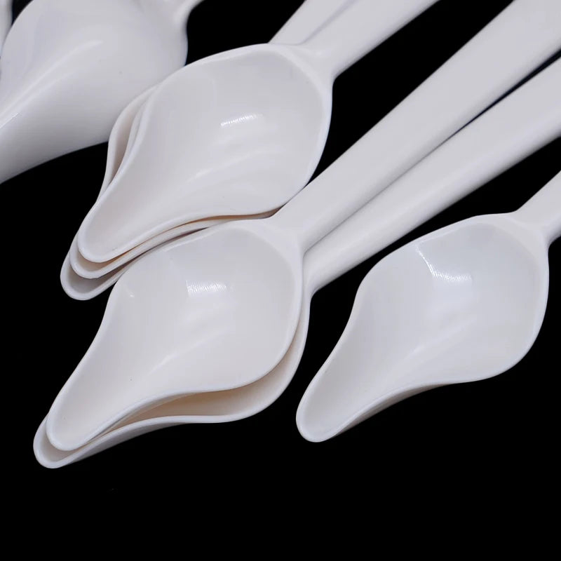 Plastic feeding spoons for baby birds 