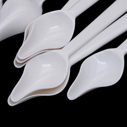 Plastic feeding spoons for baby birds 