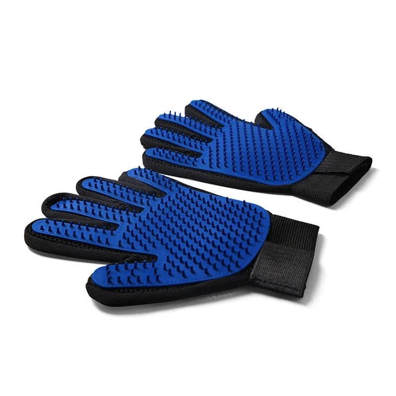 Silicone grooming gloves 
