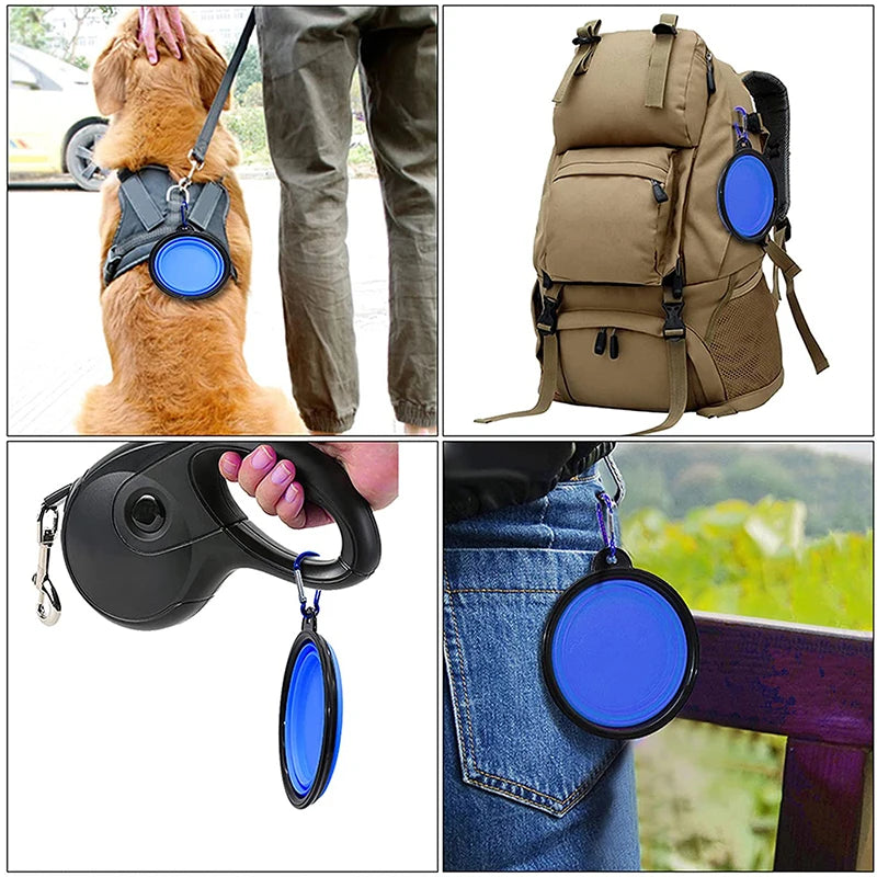 Foldable Portable Dog Feeder 