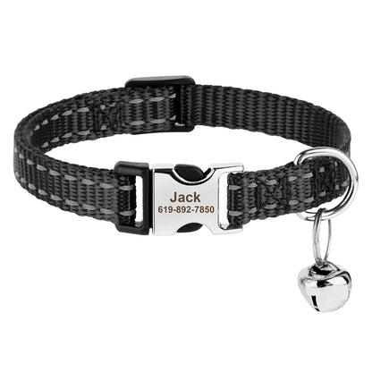 Personalized printed cat collar 