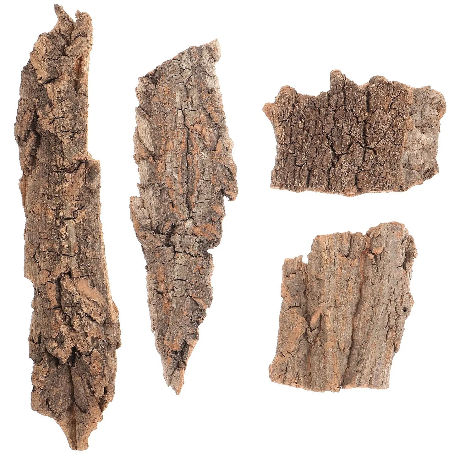 Natural cork bark decor for reptiles 
