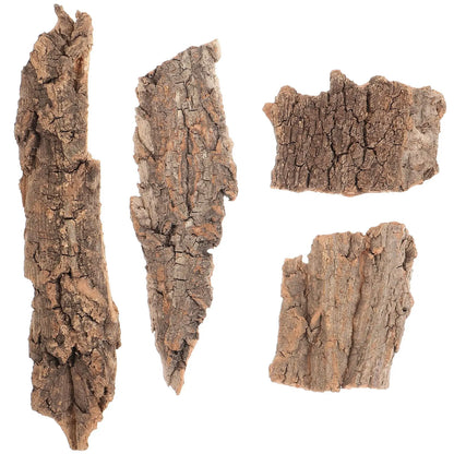 Natural cork bark decor for reptiles 