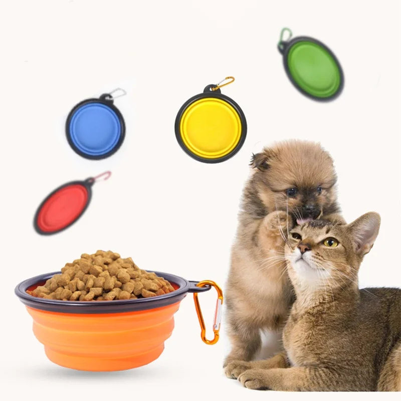 Foldable Portable Dog Feeder 
