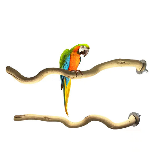 Wooden bird perch 