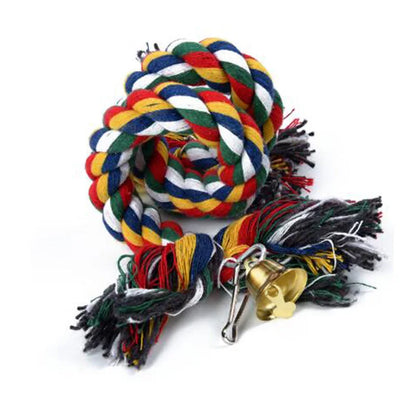 Braided parrot toy in UL 