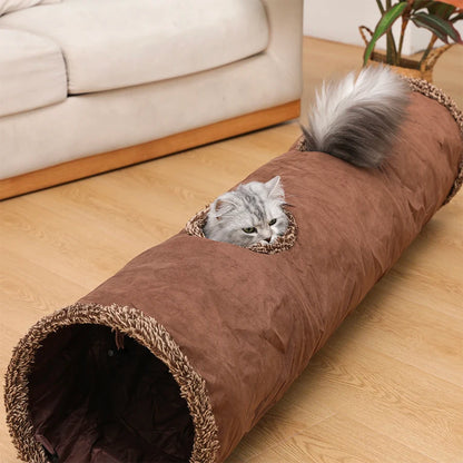 Long suede tunnel for cat 