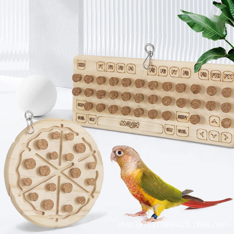 Chew toys for parrots 