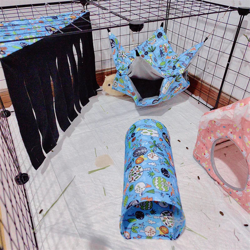 Double-layer plush hammock 