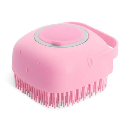 Silicone bath brush for dogs 