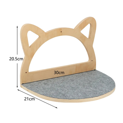 Wall-mounted climbing shelf for cat 