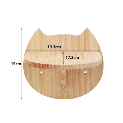 Wall-mounted climbing shelf for cat 