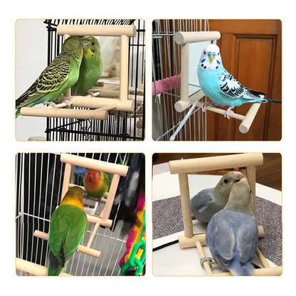 Bird mirror toy 
