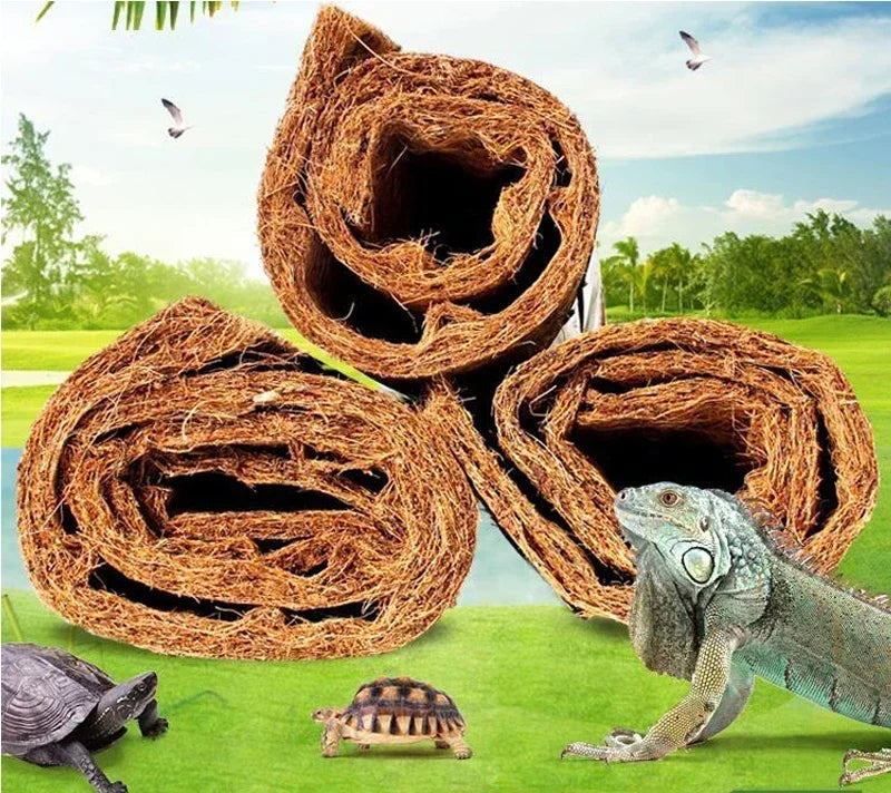 Coconut fiber mat for reptiles 