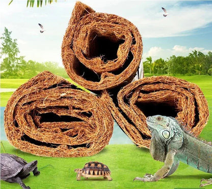 Coconut fiber mat for reptiles 
