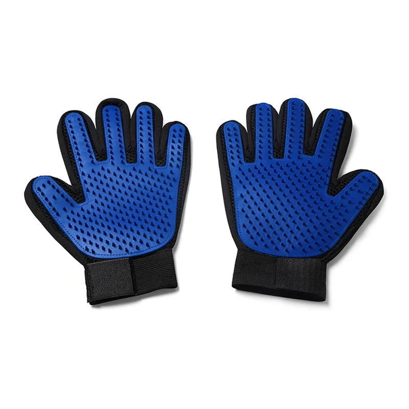 Silicone grooming gloves 