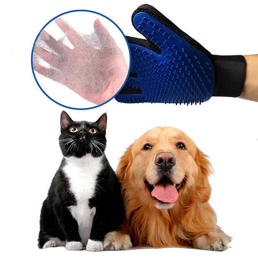 Silicone grooming gloves 