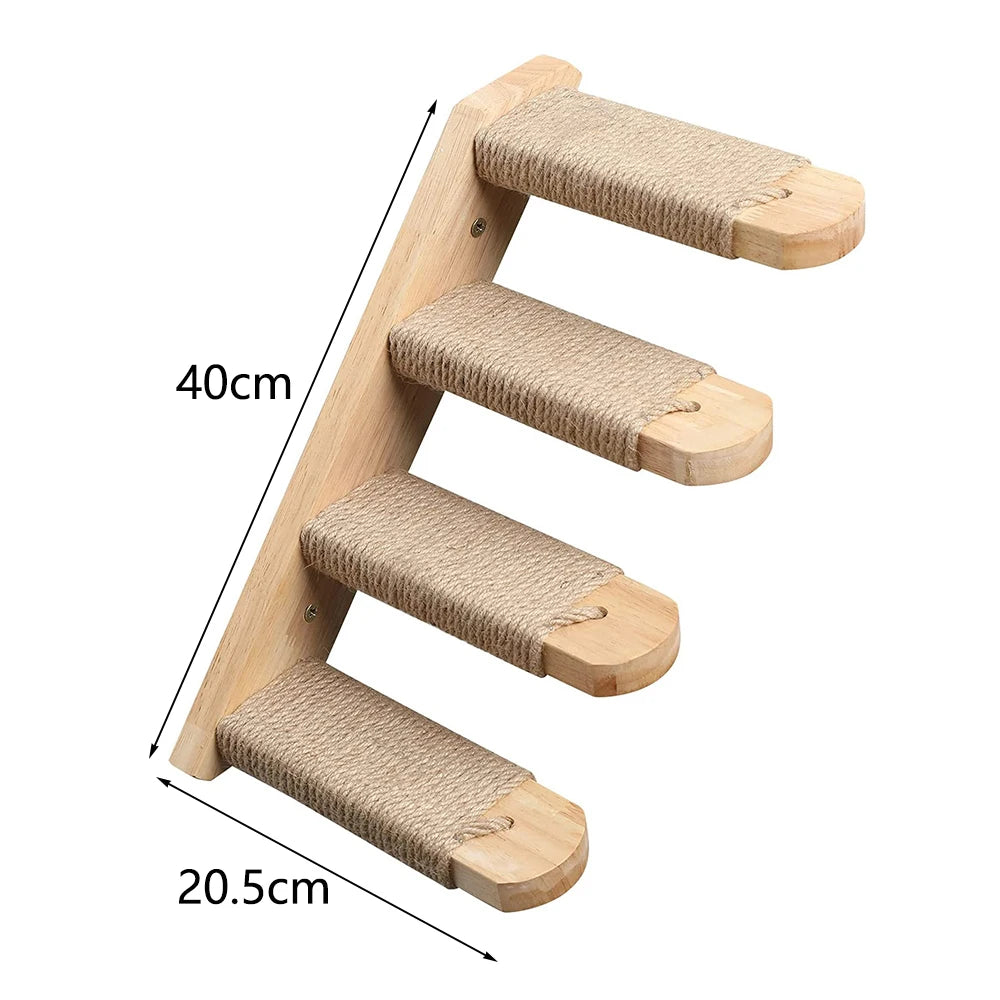 Wall-mounted climbing shelf for cat 
