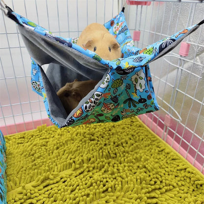 Double-layer plush hammock 