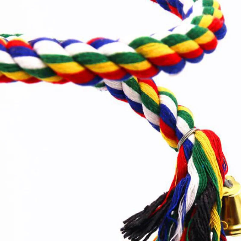 Braided parrot toy in UL 