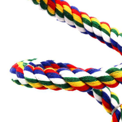 Braided parrot toy in UL 