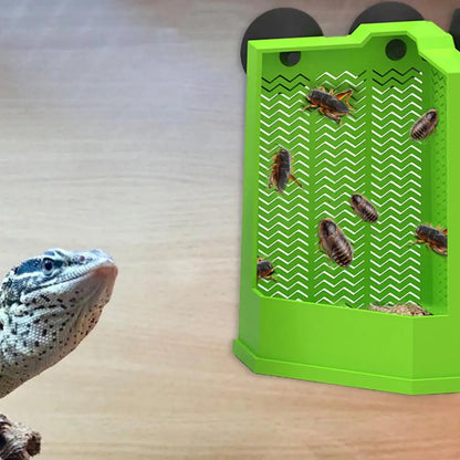 Feeding pot for reptiles 