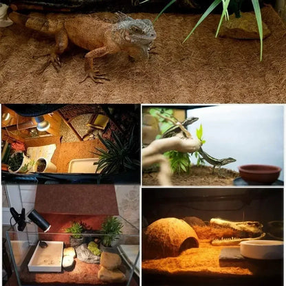 Coconut fiber mat for reptiles 