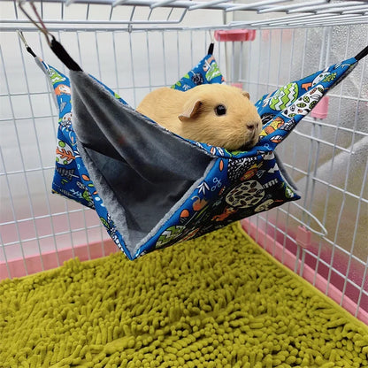 Double-layer plush hammock 