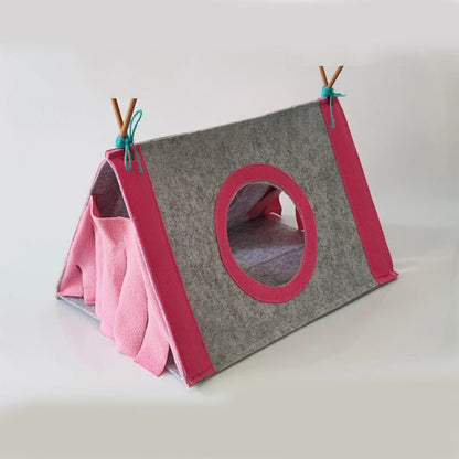 Felt tent for rabbit 